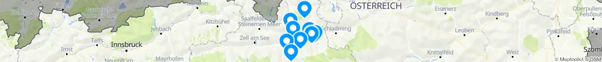 Map view for Pharmacies emergency services nearby Altenmarkt im Pongau (Sankt Johann im Pongau, Salzburg)
